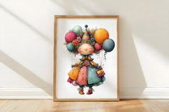 Happy New Year Girl Clipart Product Image 3