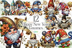 Happy New Year Gnomes Sublimation Product Image 1