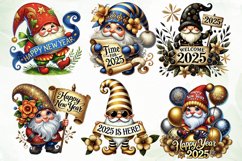 Happy New Year Gnomes Sublimation Product Image 3