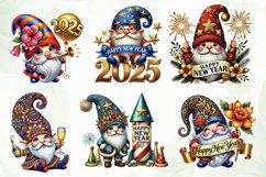Happy New Year Gnomes Sublimation Product Image 2