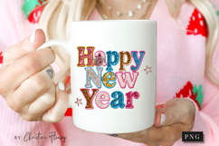 Patchwork Happy New Year PNG Product Image 2