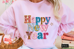 Patchwork Happy New Year PNG Product Image 10