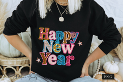 Patchwork Happy New Year PNG Product Image 6