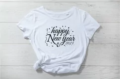 Happy New Year SVG, New Year Shirt SVG Product Image 2