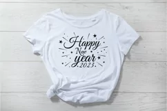 happy new year svg is use for fabrics