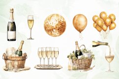 Happy New Year Sublimation Clipart Product Image 2