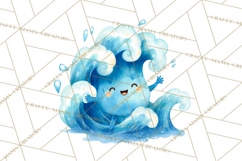 Nature &amp; Outdoors Clip Art PNG, Whimsical Watercolor Clipart Product Image 5