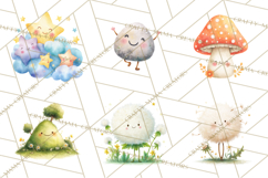Nature &amp; Outdoors Clip Art PNG, Whimsical Watercolor Clipart Product Image 6