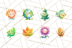 Nature &amp; Outdoors Clip Art PNG, Whimsical Watercolor Clipart Product Image 8