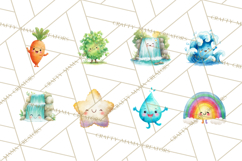 Nature &amp; Outdoors Clip Art PNG, Whimsical Watercolor Clipart Product Image 5