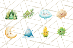 Nature &amp; Outdoors Clip Art PNG, Whimsical Watercolor Clipart Product Image 3