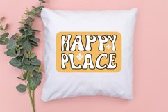 Happy Place SVG, Positive Quotes SVG Design Product Image 3