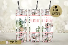 plant lady tumbler wrap design png Product Image 1