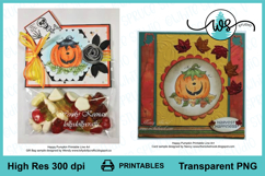 Happy Funny Pumpkin Digi Stamp Autumn Fall Coloring Product Image 8