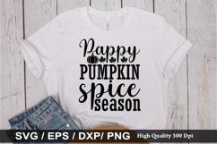 Happy pumpkin spice season SVG - Autumn Quotes Design Product Image 1