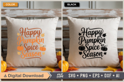 Happy Pumpkin Spice Season SVG File | Fall SVG | Autumn SVG Product Image 3