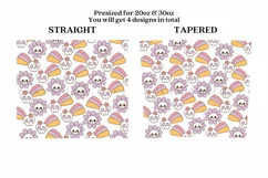 happy skull halloween skinny tumbler sublimation wrap with high resolution and transparant background are for 20oz and 30oz skinny tumbler