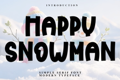 Happy Snowman Product Image 1