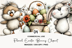 Happy Spring Easter Clipart Product Image 1