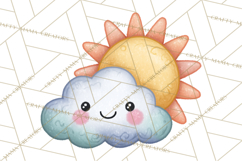 Happy Spring Icons Clipart, Cute Kawaii Flowers Animals Product Image 3