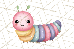 Happy Spring Icons Clipart, Cute Kawaii Flowers Animals Product Image 5