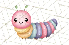 Happy Spring Icons Clipart, Cute Kawaii Flowers Animals Product Image 5