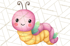 Happy Spring Icons Clipart, Cute Kawaii Flowers Animals Product Image 3