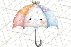 Happy Spring Icons Clipart, Cute Kawaii Flowers Animals Product Image 4