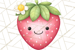 Happy Spring Icons Clipart, Cute Kawaii Flowers Animals Product Image 4