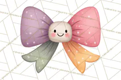 Happy Spring Icons Clipart, Cute Kawaii Flowers Animals Product Image 3