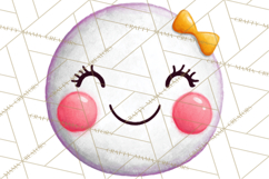 Happy Spring Icons Clipart, Cute Kawaii Flowers Animals Product Image 2