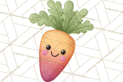 Happy Spring Icons Clipart, Cute Kawaii Flowers Animals Product Image 2