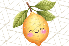 Happy Spring Icons Clipart, Cute Kawaii Flowers Animals Product Image 3