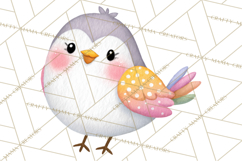 Happy Spring Icons Clipart, Cute Kawaii Flowers Animals Product Image 4