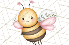 Happy Spring Icons Clipart, Cute Kawaii Flowers Animals Product Image 2