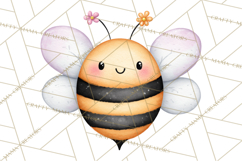 Happy Spring Icons Clipart, Cute Kawaii Flowers Animals Product Image 4