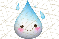 Happy Spring Icons Clipart, Cute Kawaii Flowers Animals Product Image 3