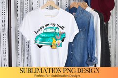 Happy spring y&#039;all - Spring Gnome Sublimation Design Product Image 1