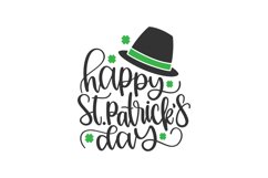 Happy St Patrick's Day SVG Cut File Product Image 1