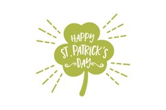 Happy St Patrick's Day SVG Cut File Product Image 1