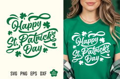 This Happy St Patricks day svg png is great for creating wonderful T-shirts, hoodies, tote bags, mugs, tumblers, decorations, stickers