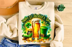 St Patrick's Day Beer PNG, Lucky Day PNG, Beer Drinking PNG Product Image 3