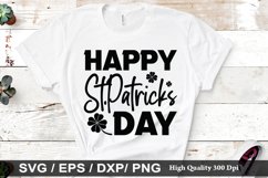 Happy St.Patricks day SVG - St. Patrick&#039;s Day Design Product Image 1