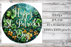 Happy St Patrick&#039;s Day Spinner, Sublimation Wind Spinner w1 Product Image 4