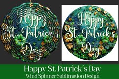 Happy St Patrick&#039;s Day Spinner, Sublimation Wind Spinner w2 Product Image 2