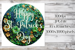Happy St Patrick&#039;s Day Spinner, Sublimation Wind Spinner w2 Product Image 4