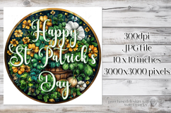 Happy St Patrick&#039;s Day Spinner, Sublimation Wind Spinner w5 Product Image 4
