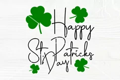 Happy St Patricks Day SVG cut files - SVG PNG DXF EPS PDF Product Image 1