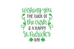 Happy St Patrick's Day SVG Cut File Product Image 1