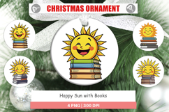 Ornament Sun with Books Product Image 1